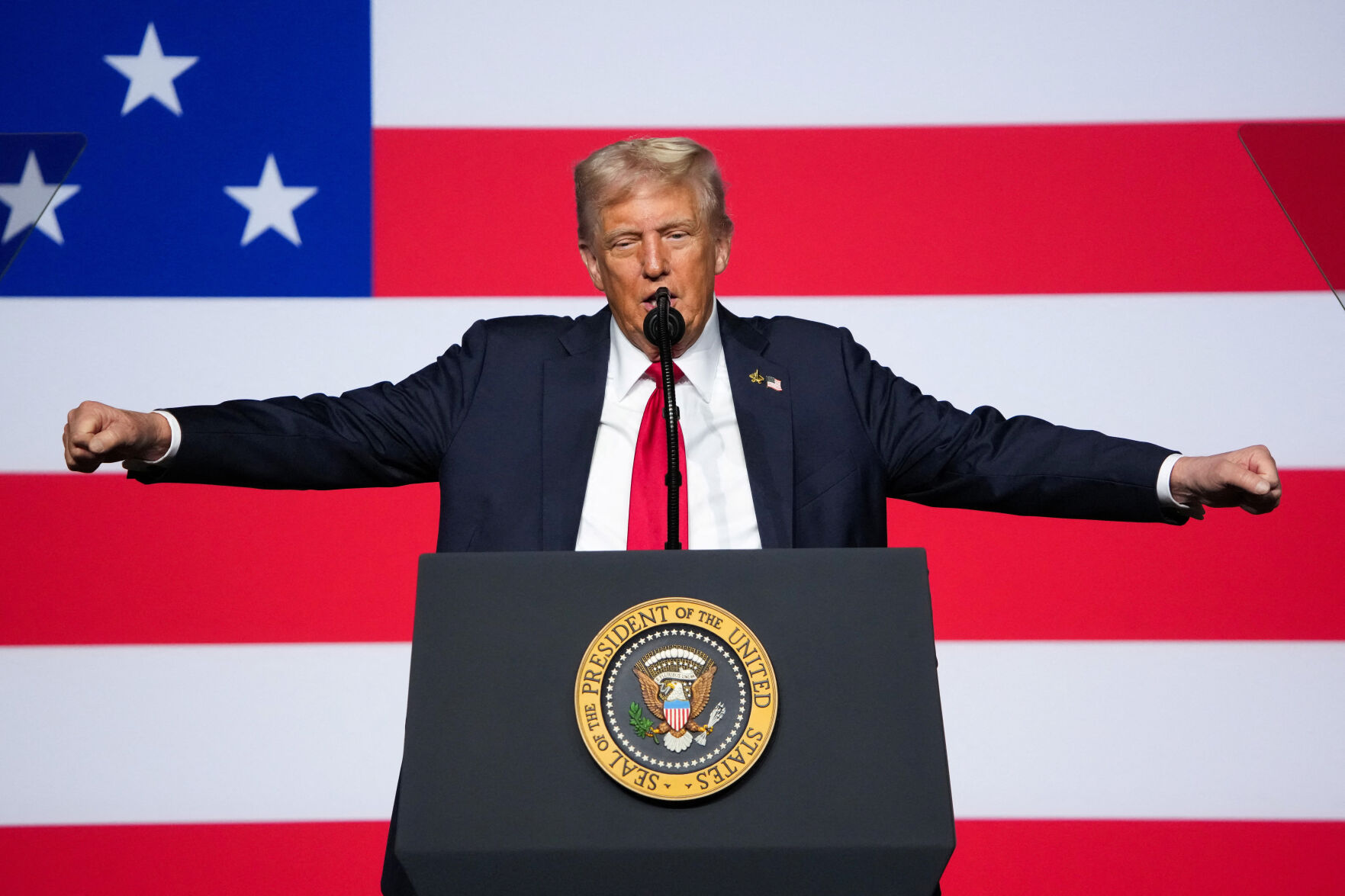 Trump calls for using US cities as 'training ground' for military in unusual speech to generals